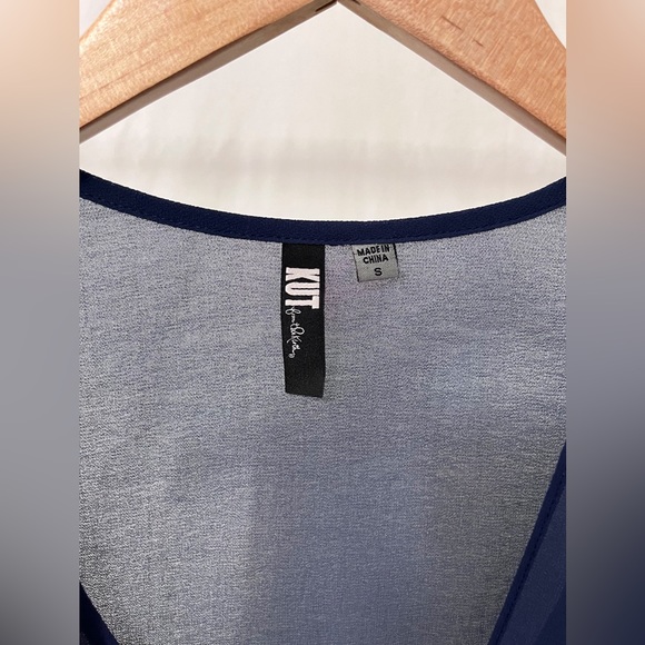 Kut from the Kloth Sheer Layered Tank Top Blouse - Picture 3 of 4